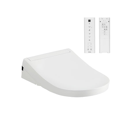 TOTO S5 WASHLET WITH REMOTE CONTROL D-SHAPED GLOSS WHITE
