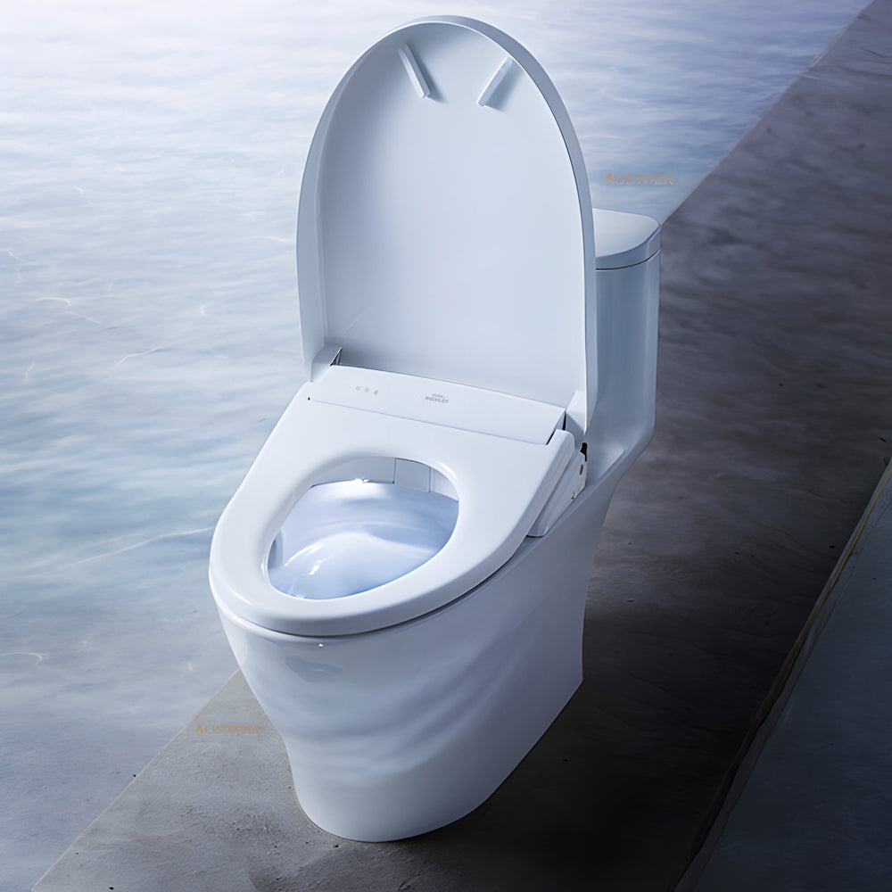 TOTO S5 WASHLET (AUSTRALIAN-SPEC) WITH REMOTE CONTROL D-SHAPED GLOSS WHITE