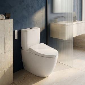 TOTO S7 WASHLET W/ REMOTE CONTROL AND AUTOLID B&H BTW TOILET SUITE PACKAGE ELONGATED GLOSS WHITE