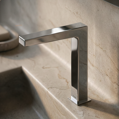 TOTO TOUCHLESS DECK MOUNTED TALL BASIN MIXER 252MM CHROME