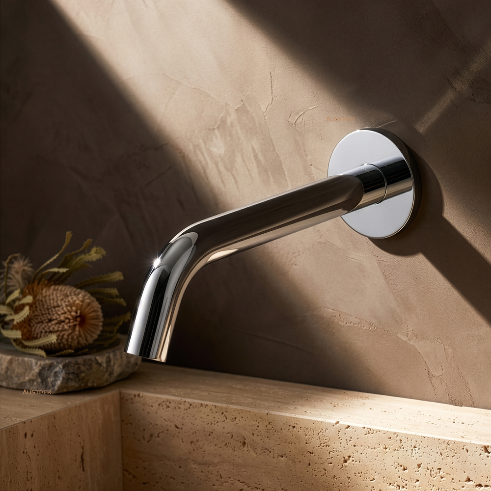 TOTO TOUCHLESS WALL BASIN SPOUT 240MM CHROME