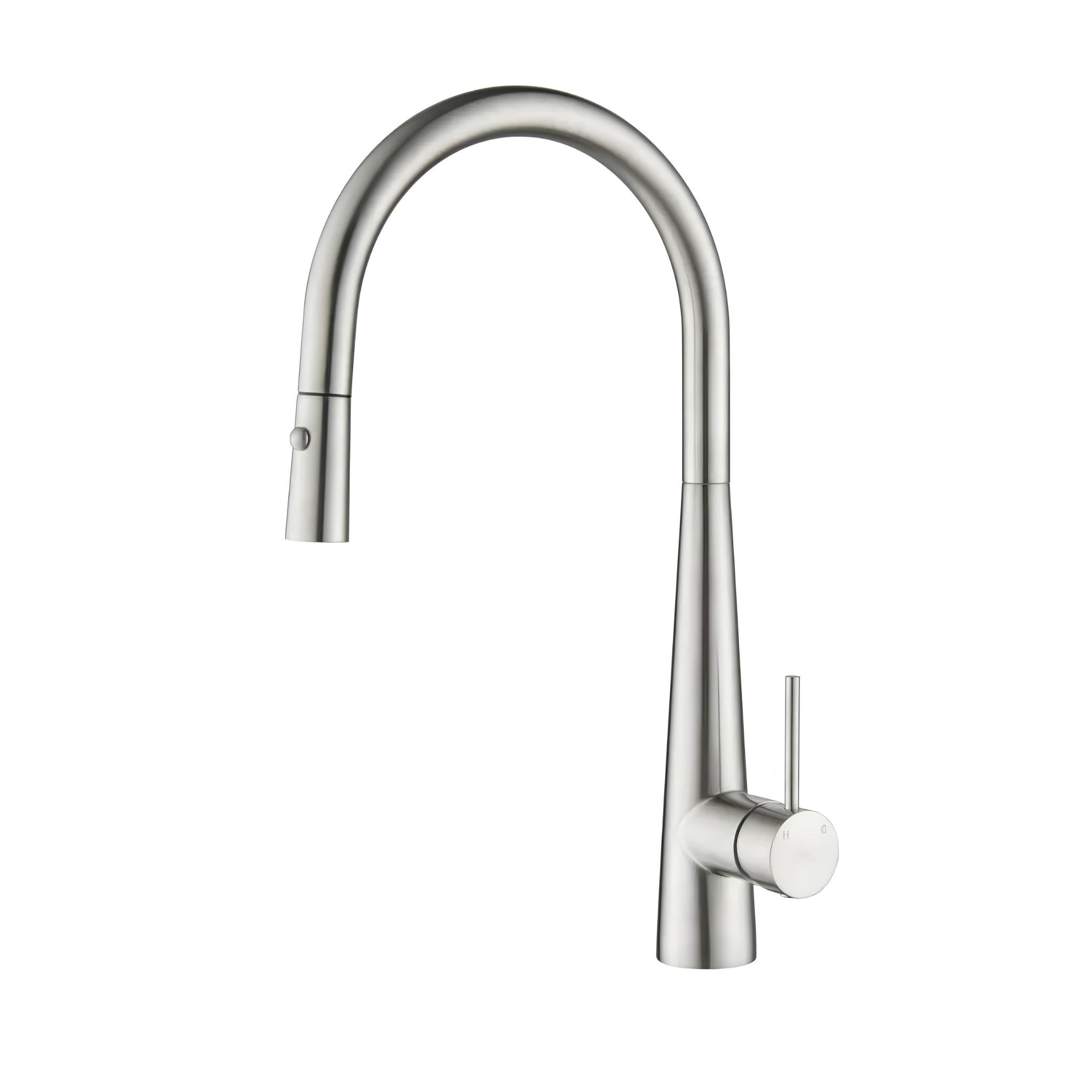 VITO ROUND POT PULL-OUT KITCHEN SINK MIXER BRUSHED NICKEL