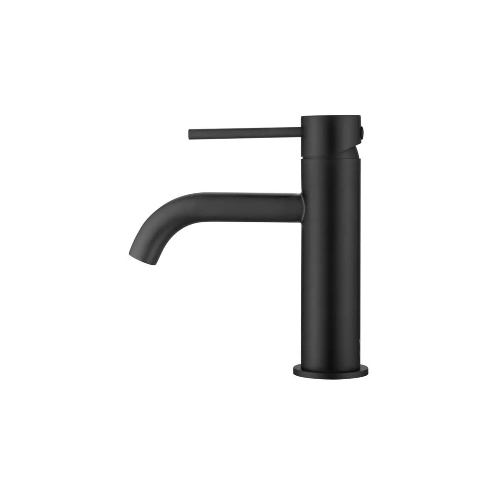 VITO BASIN MIXER WITH CURVED SPOUT MATTE BLACK