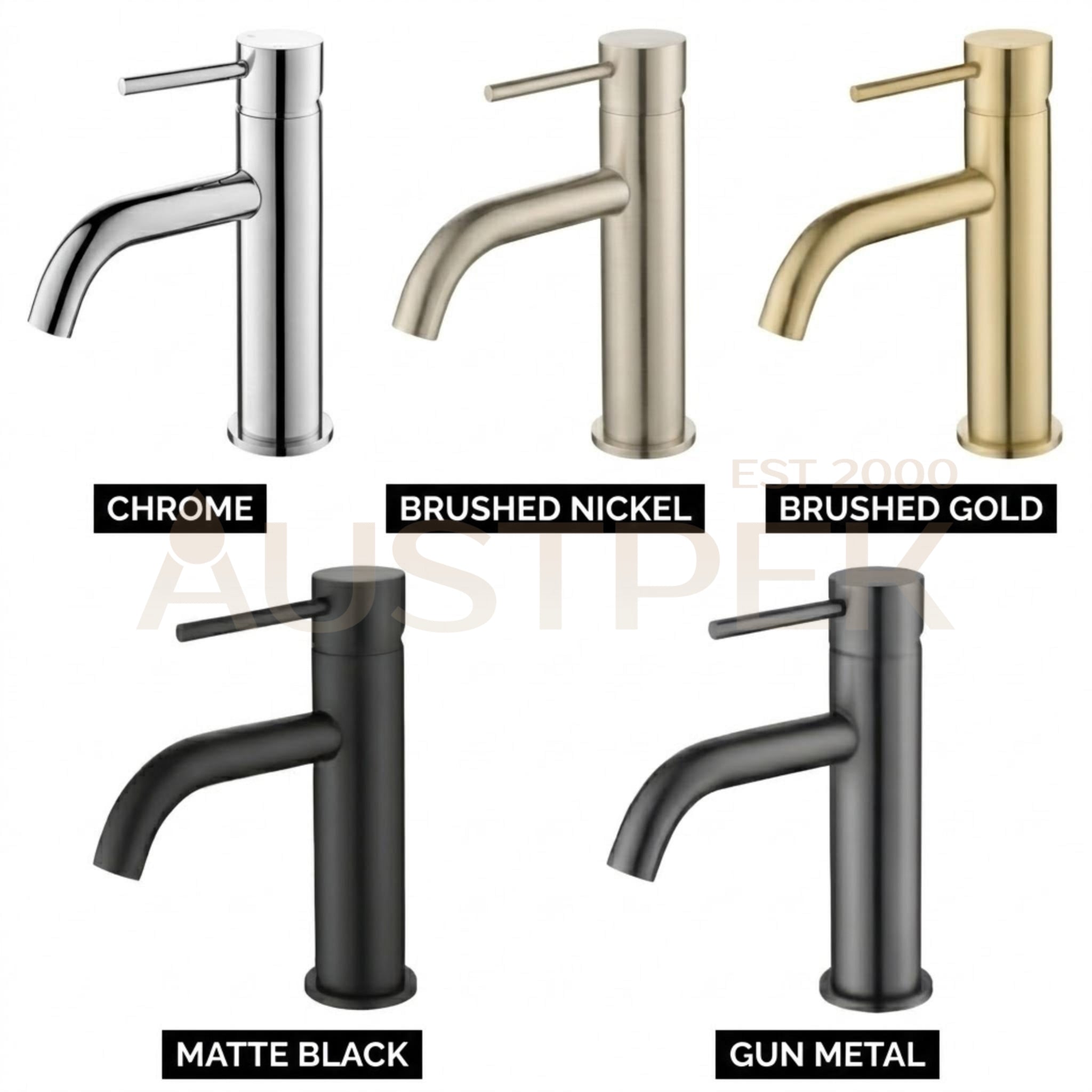 VITO BASIN MIXER WITH CURVED SPOUT CHROME