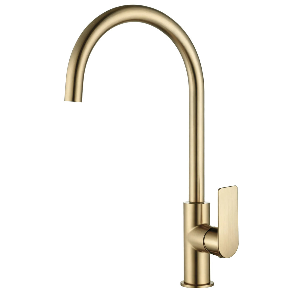 VITO KITCHEN SINK MIXER 377MM BRUSHED GOLD