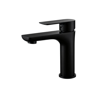 VITO BASIN MIXER WITH FLAT SPOUT MATTE BLACK