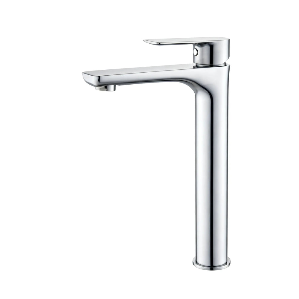 VITO TALL BASIN MIXER WITH FLAT SPOUT CHROME