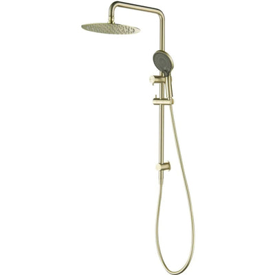 VITO TWIN SHOWER ON RAIL BRUSHED GOLD