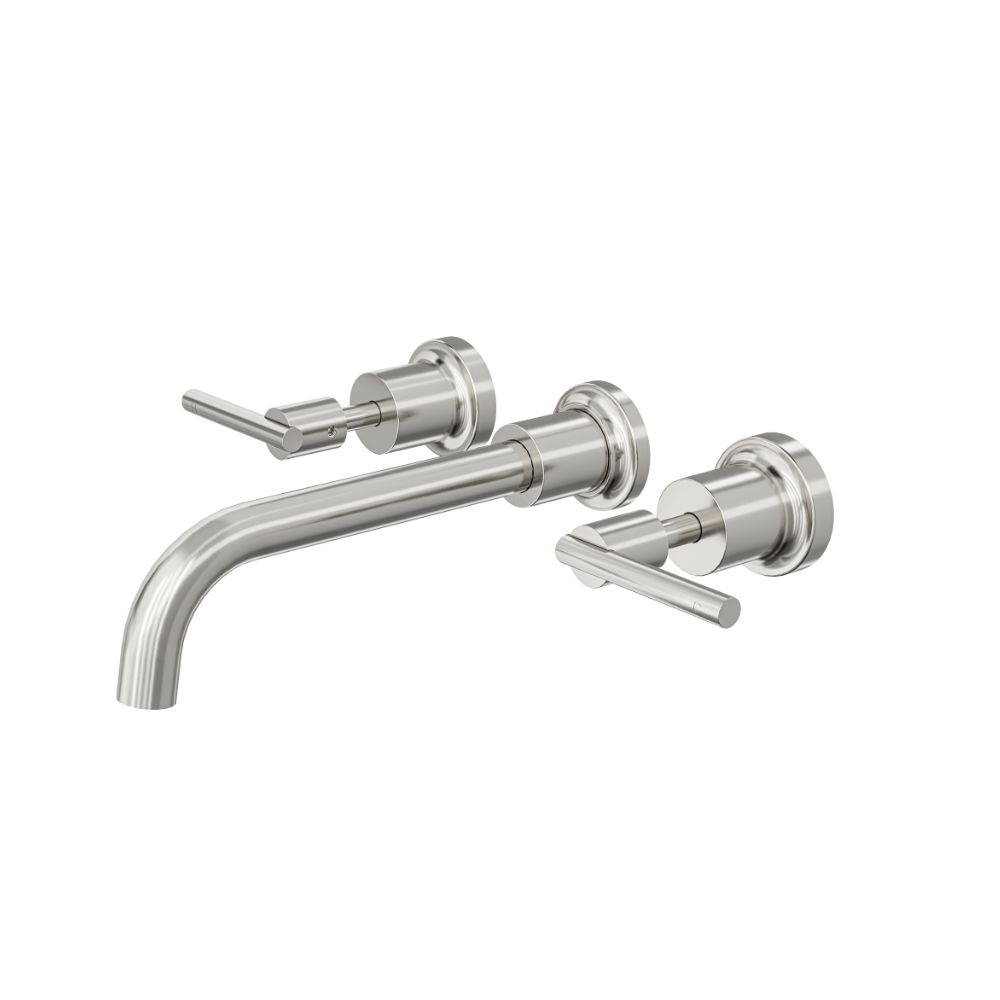 LINSOL TRE LEVER HANDLE BATH SET BRUSHED NICKEL