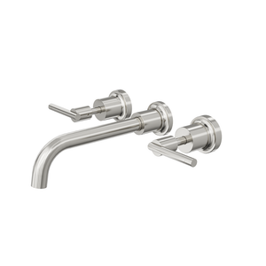 LINSOL TRE LEVER HANDLE BATH SET BRUSHED NICKEL