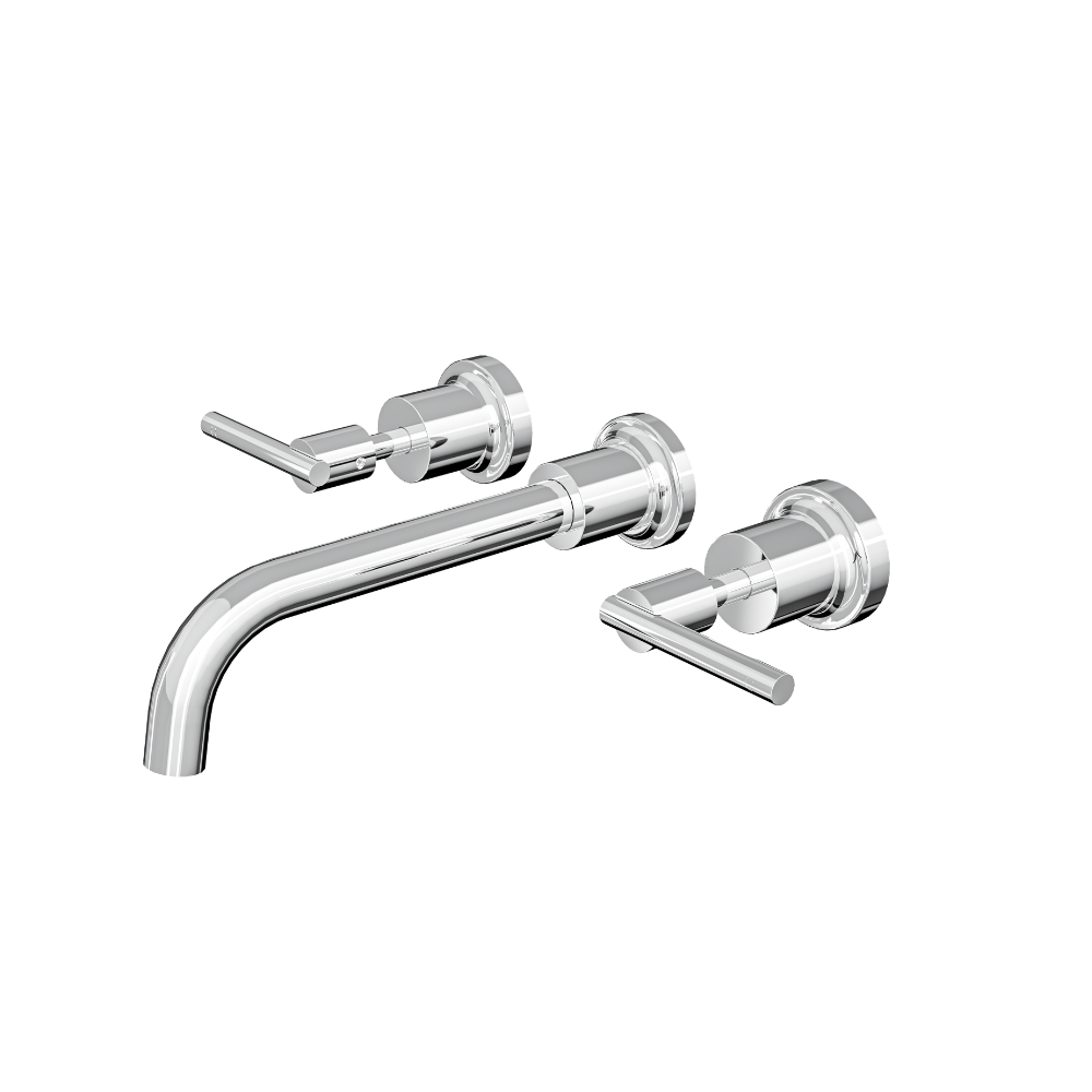 LINSOL TRE LEVER HANDLE BATH SET CHROME