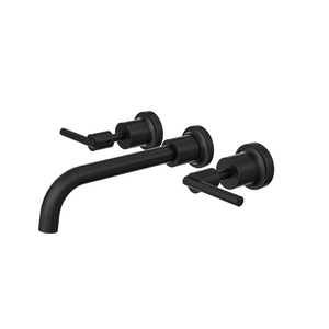 LINSOL TRE LEVER HANDLE BATH SET MATTE BLACK