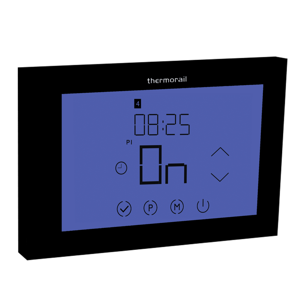 THERMOGROUP LANDSCAPE TOUCH SCREEN 7 DAY TIMER BLACK 120MM