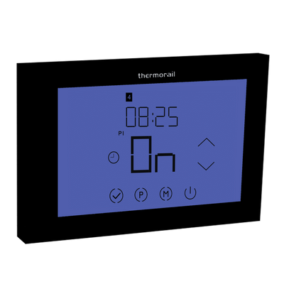 THERMOGROUP LANDSCAPE TOUCH SCREEN 7 DAY TIMER BLACK 120MM
