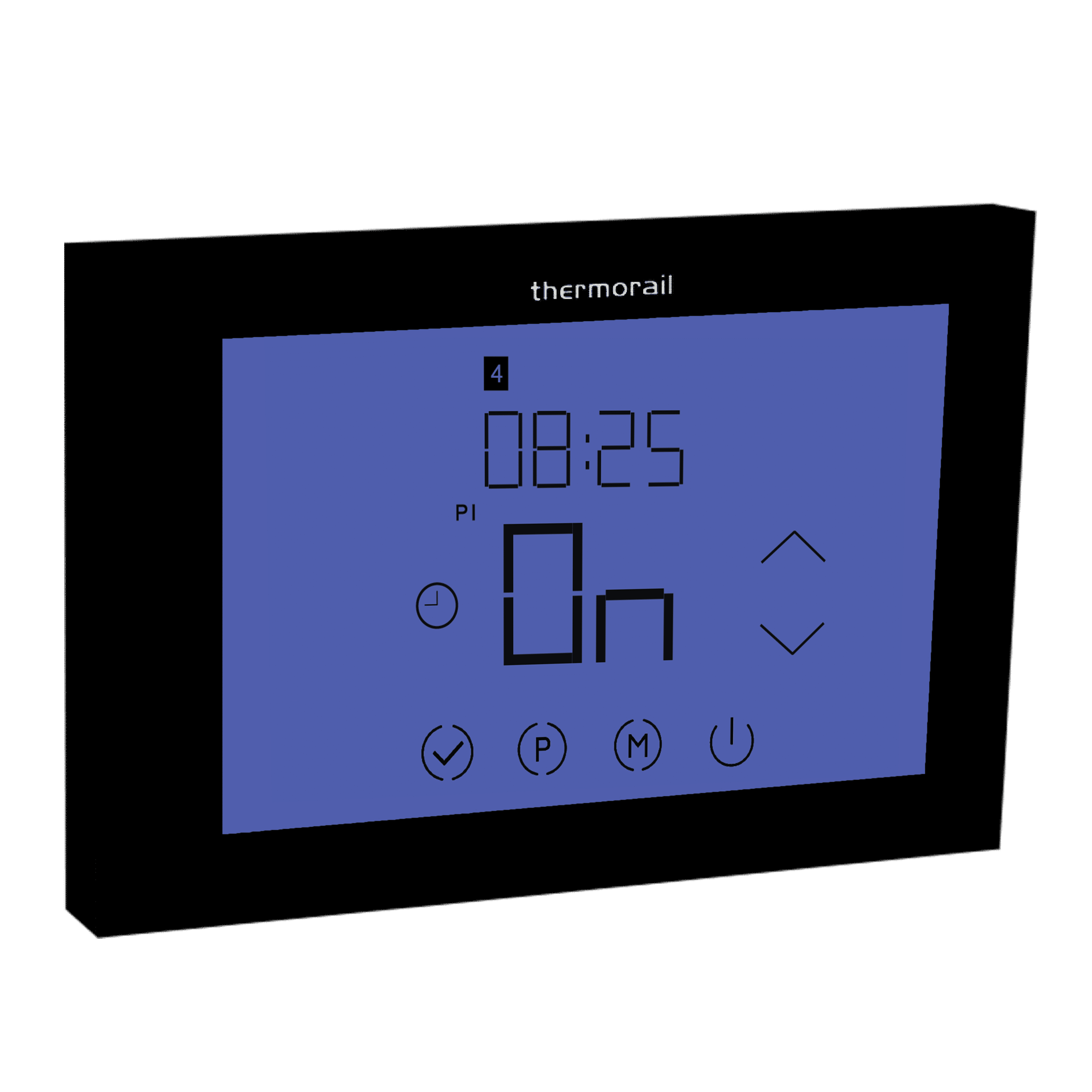 THERMOGROUP LANDSCAPE TOUCH SCREEN 7 DAY TIMER BLACK 120MM