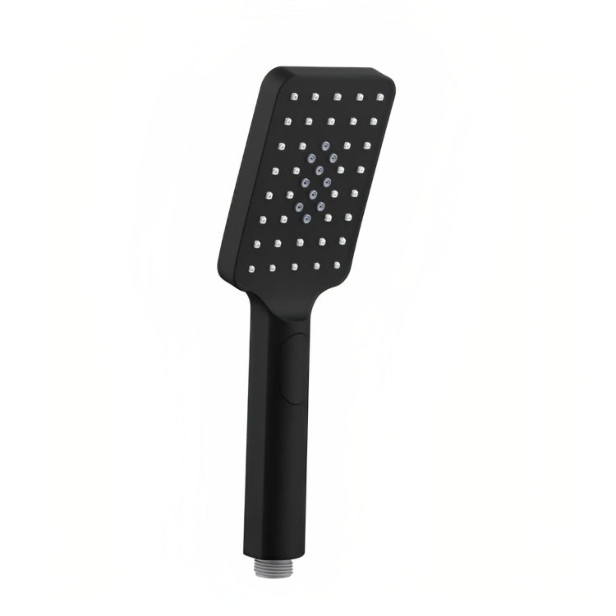 INSPIRE TARAN TWIN SHOWER ON RAIL WITH SINGLE HOSE TOP INLET 250MM MATTE BLACK