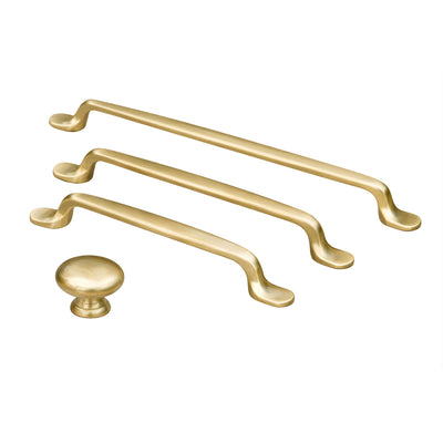 TURNER HASTINGS TUTTO CABINET HANDLE BRUSHED BRASS (MULTIPLE SIZES AVAILABLE)