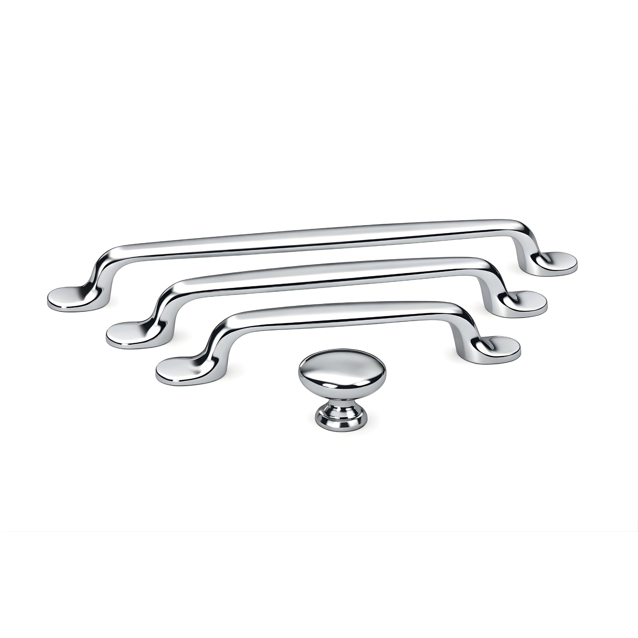 TURNER HASTINGS TUTTO CABINET HANDLE CHROME (MULTIPLE SIZES AVAILABLE)