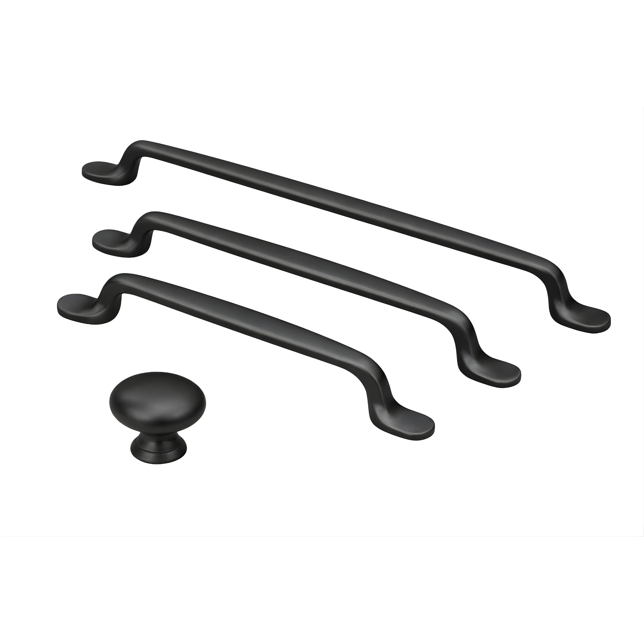 TURNER HASTINGS TUTTO CABINET HANDLE MATTE BLACK (MULTIPLE SIZES AVAILABLE)