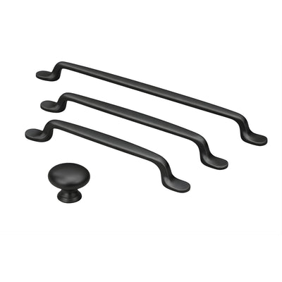 TURNER HASTINGS TUTTO CABINET HANDLE MATTE BLACK (MULTIPLE SIZES AVAILABLE)