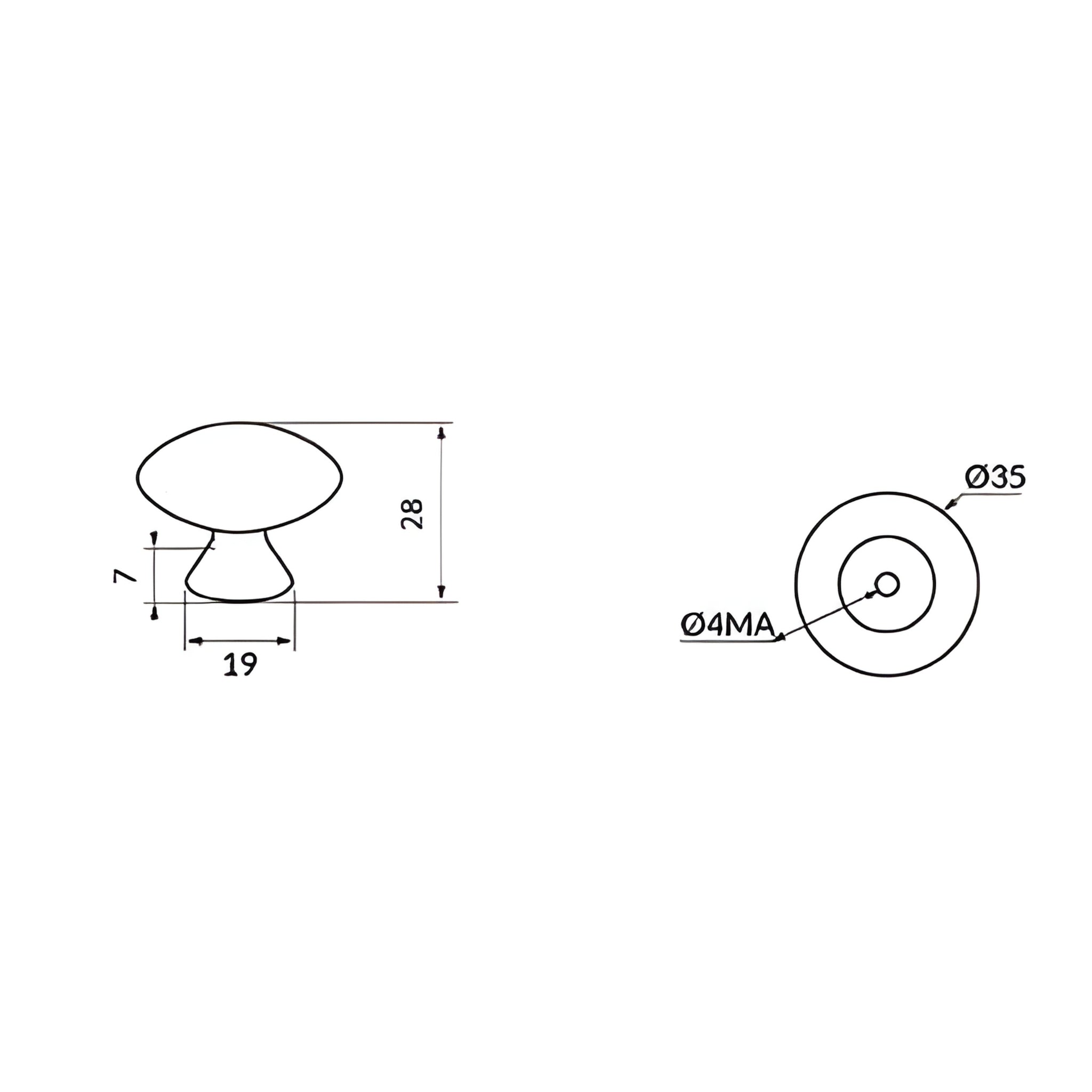 TURNER HASTINGS TUTTO CABINET HANDLE ENGLISH BRONZE (MULTIPLE SIZES AVAILABLE)