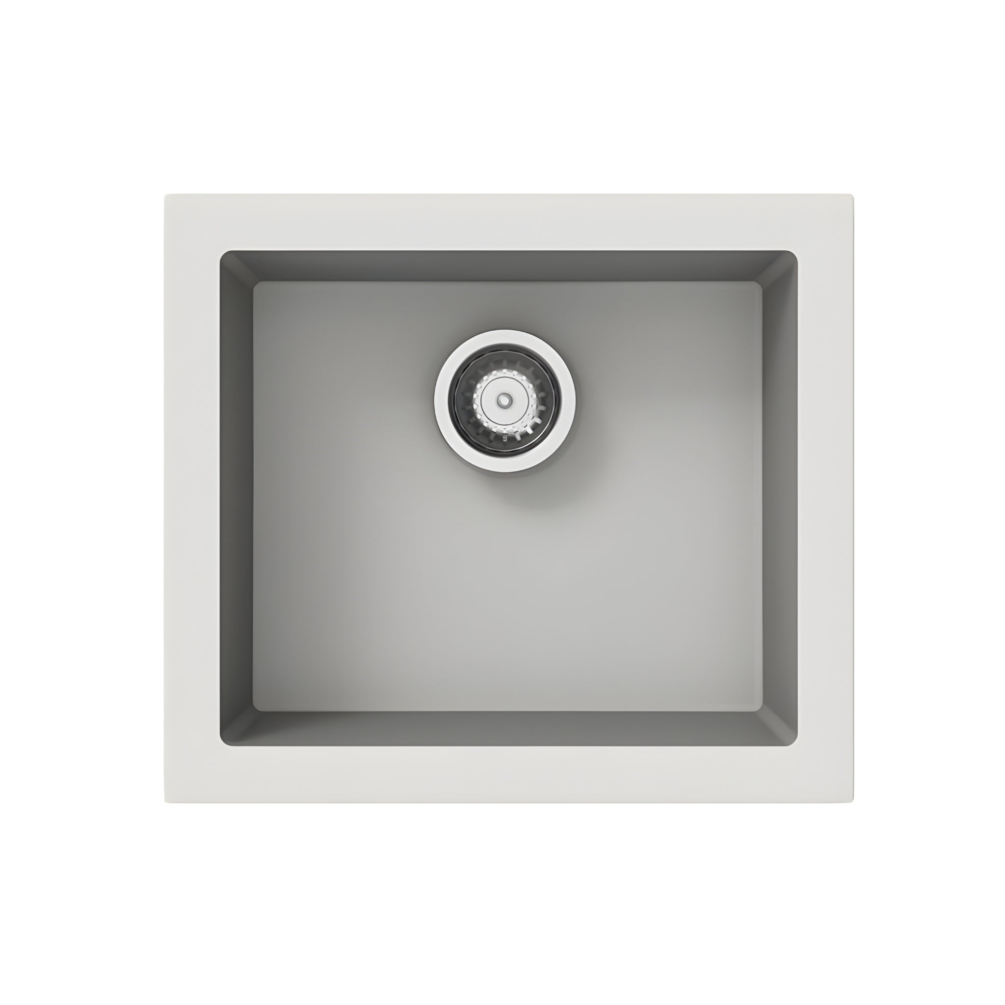 AQUAPERLA CARYSIL MAPLES GRANITE SINGLE BOWL KITCHEN SINK WHITE 540MM