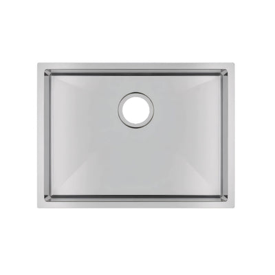 AQUAPERLA T304 HANDMADE SINGLE BOWL SINK STAINLESS STEEL 600MM