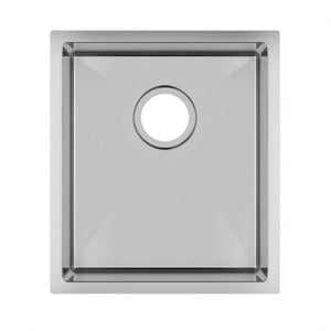 AQUAPERLA T304 HANDMADE SINGLE BOWL SINK STAINLESS STEEL SINK 390MM