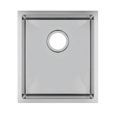 AQUAPERLA T304 HANDMADE SINGLE BOWL SINK STAINLESS STEEL SINK 390MM