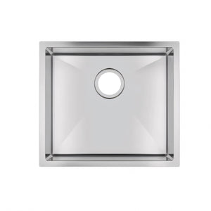 AQUAPERLA T304 STAINLESS STEEL SINGLE BOWL LAUNDRY SINK 490MM