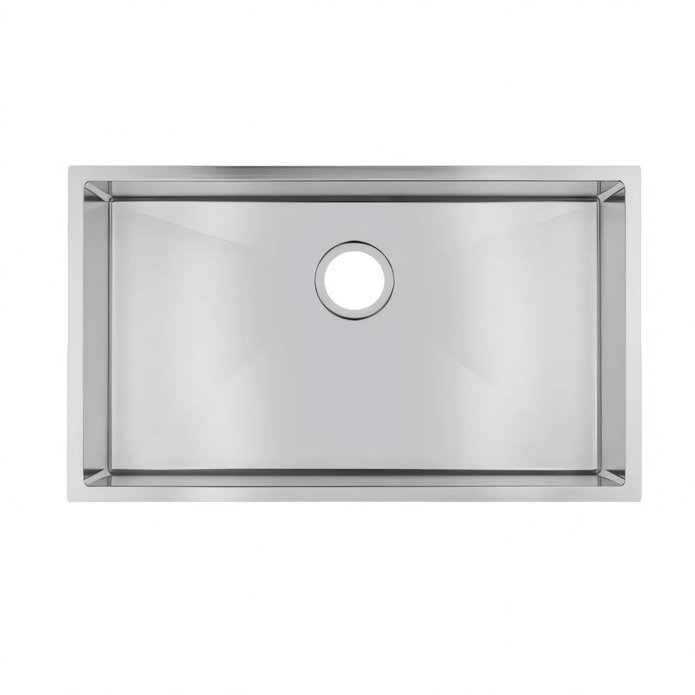 AQUAPERLA T304 HANDMADE SINGLE BOWL STAINLESS STEEL SINK 762MM