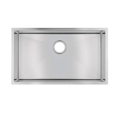 AQUAPERLA T304 HANDMADE SINGLE BOWL STAINLESS STEEL SINK 762MM