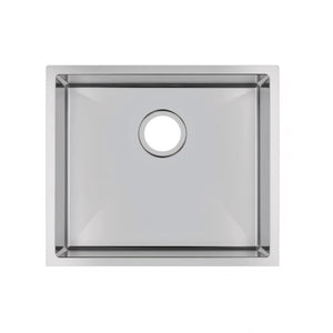 AQUAPERLA T304 HANDMADE STAINLESS STEEL SINGLE BOWL LAUNDRY SINK 510MM