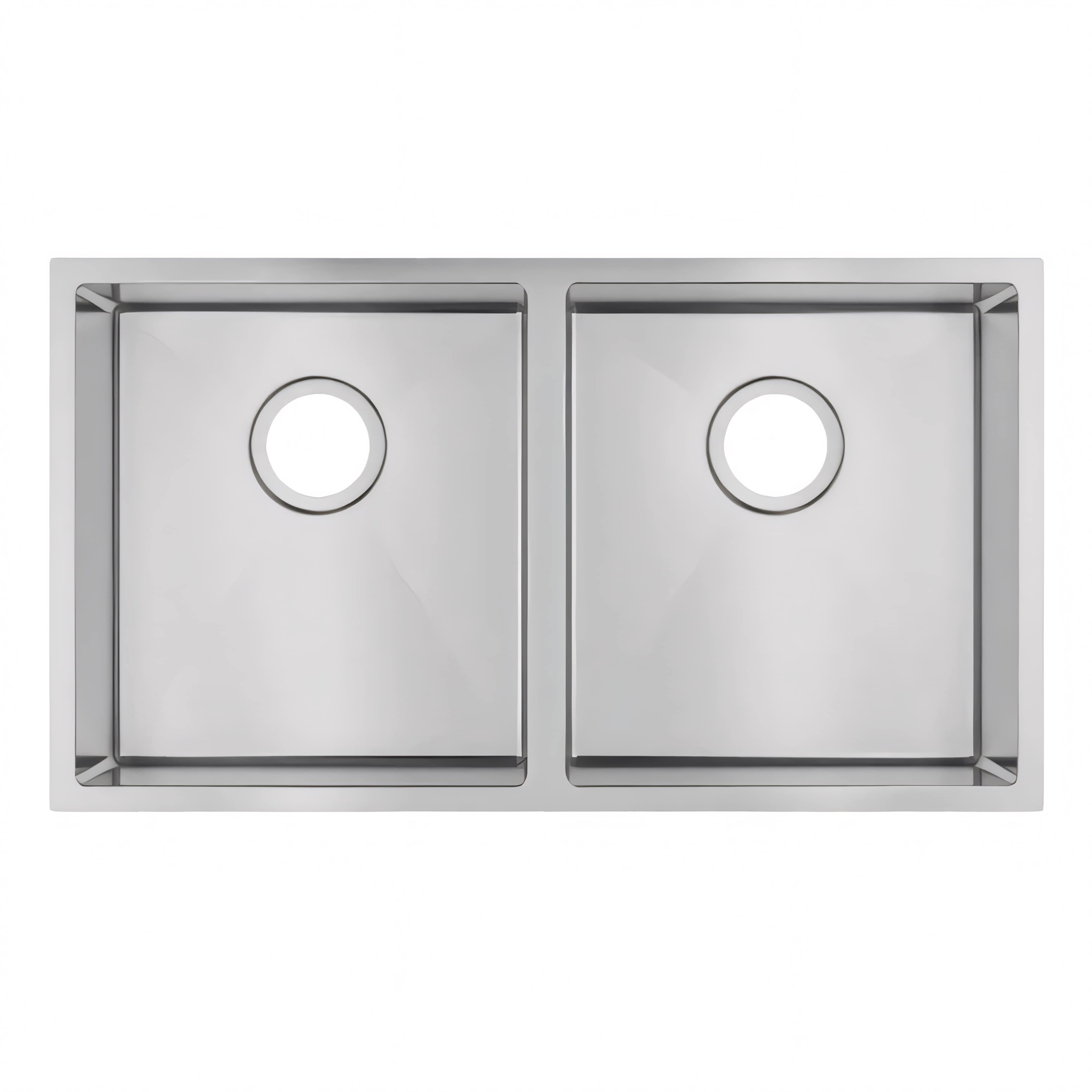 AQUAPERLA T304 HANDMADE DOUBLE BOWL SINK BRUSHED GOLD 820MM
