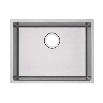 AQUAPERLA T304 HANDMADE SINGLE BOWL KITCHEN SINK STAINLESS STEEL 586MM