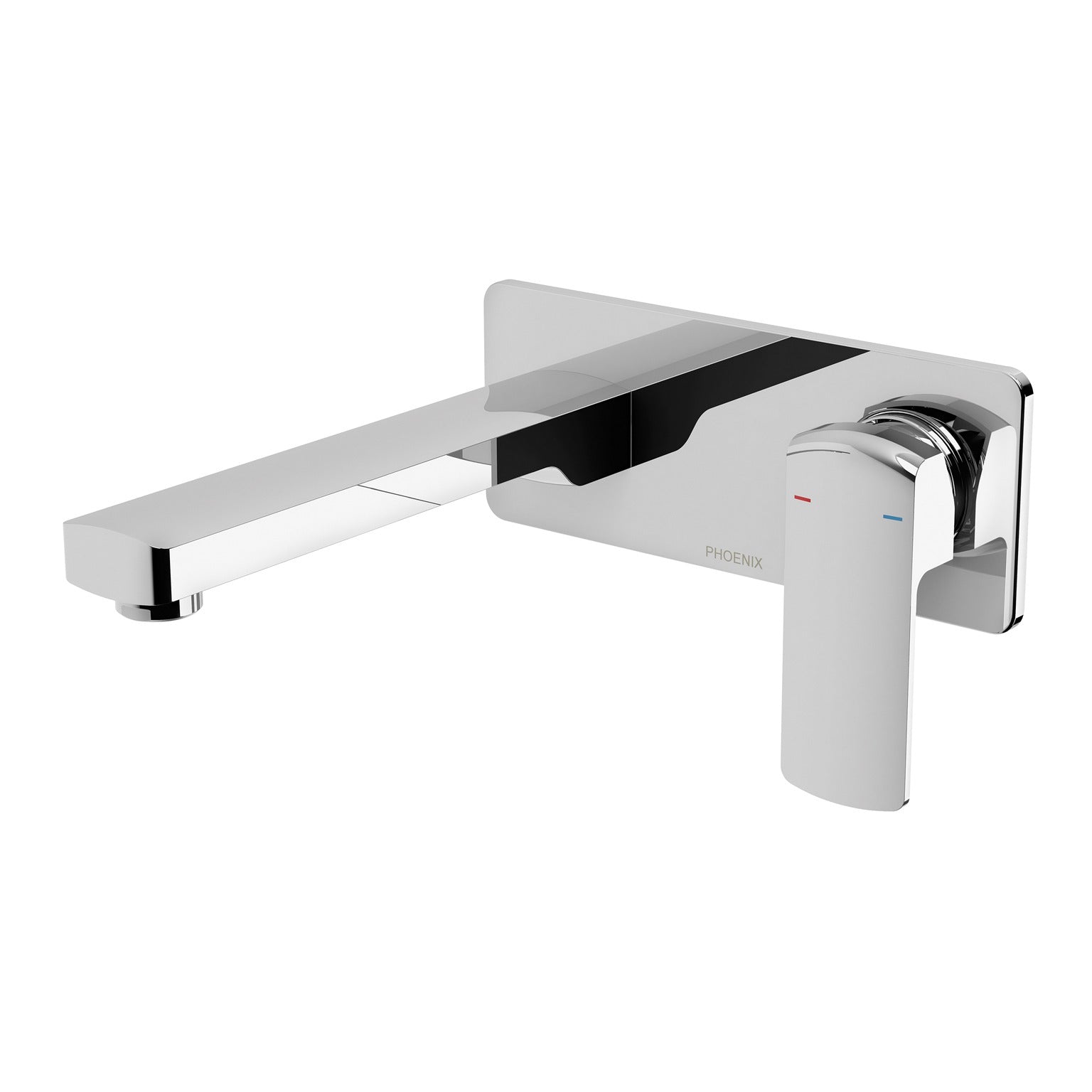 PHOENIX TEVA LEAD FREE WALL BASIN / BATH MIXER SET WITH TRIM KIT AND BODY 200MM CHROME
