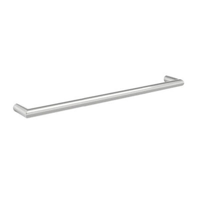 THERMOGROUP ROUND SINGLE BAR HEATED TOWEL RAIL 832MM POLISHED STAINLESS STEEL