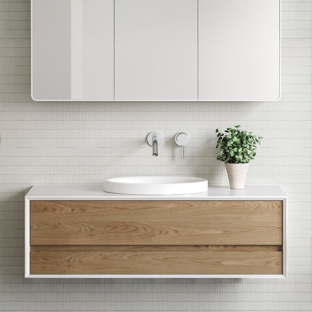 TIMBERLINE COAST INSET BASIN GLOSS WHITE 495MM