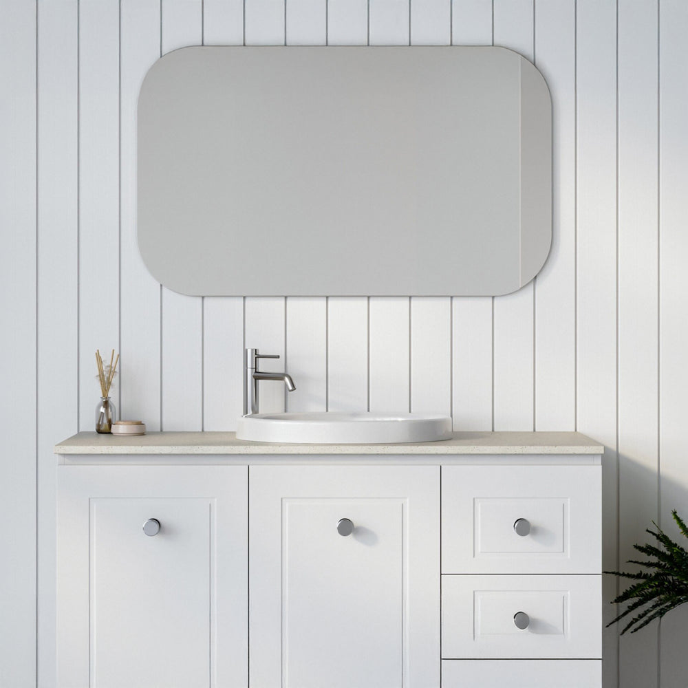 TIMBERLINE COAST INSET BASIN GLOSS WHITE 495MM