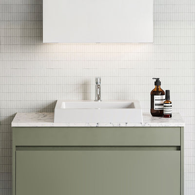 TIMBERLINE COVE GRAND INSET BASIN GLOSS WHITE 460MM