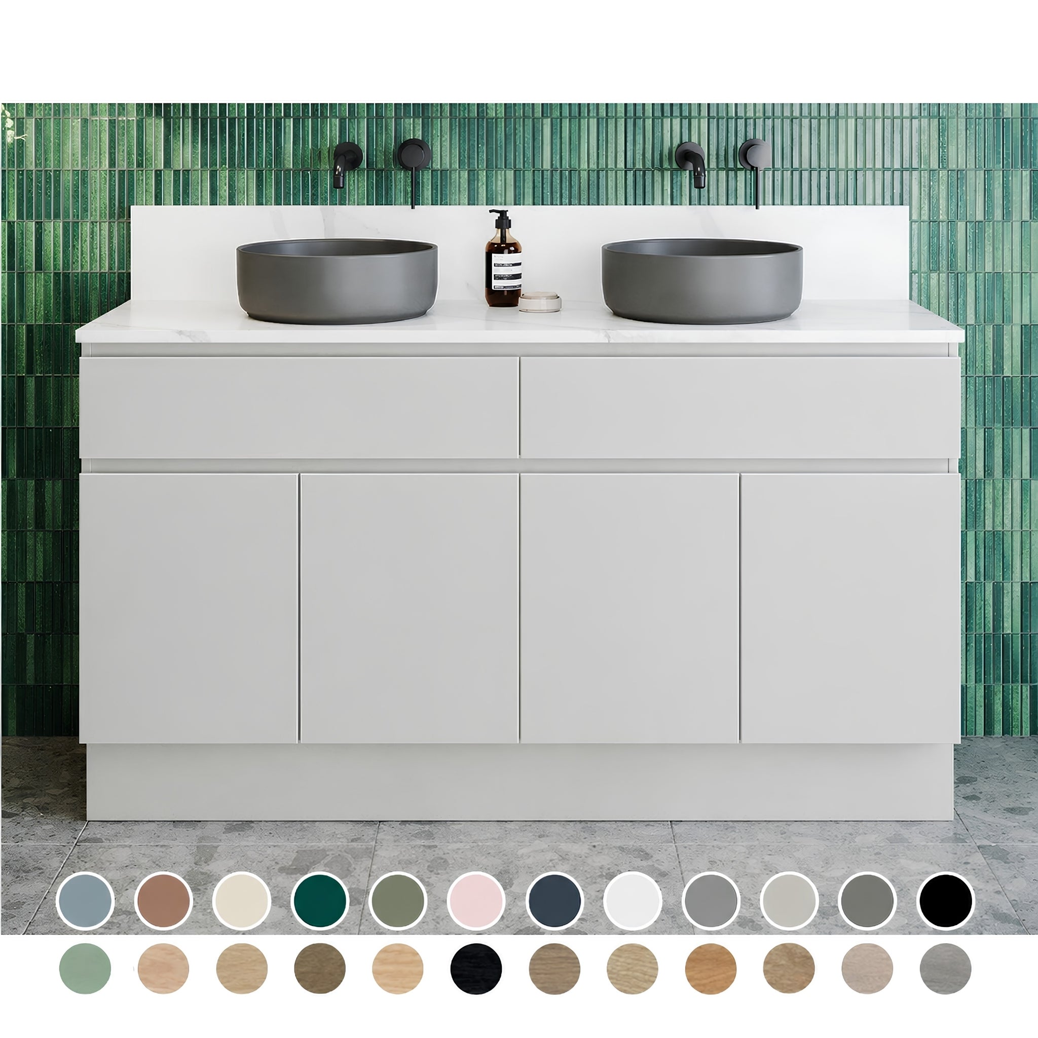 TIMBERLINE TAYLOR CUSTOM FLOOR STANDING VANITY (ALL SIZING)