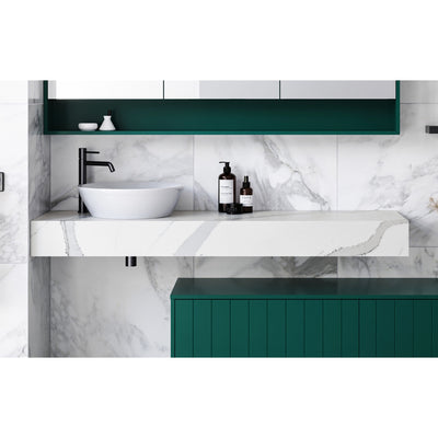TIMBERLINE SILKSURFACE ALBASTERA DOUBLE BOWL VANITY TOP
