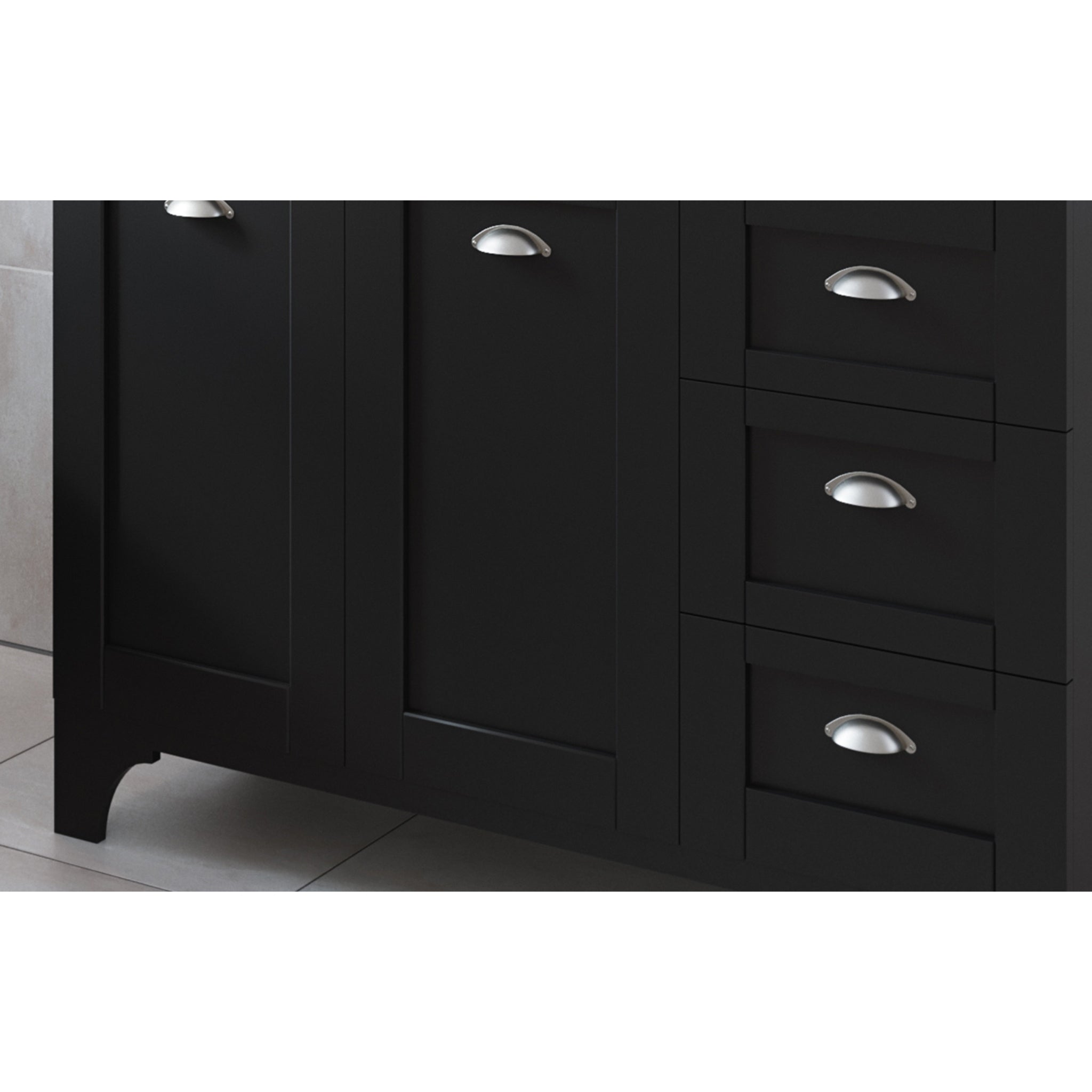 TIMBERLINE BLACK SATIN CABINET SAMPLE