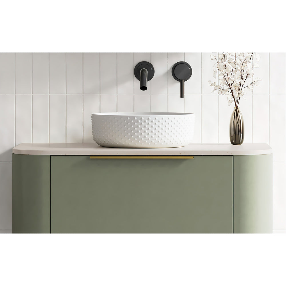 TIMBERLINE SILKSURFACE CANVAS MIST SINGLE BOWL VANITY TOP