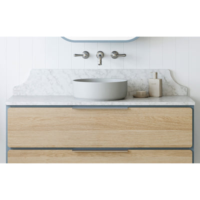 TIMBERLINE SILKSURFACE CARRARA SINGLE BOWL LAUNDRY LAMINATED SLAB TOP