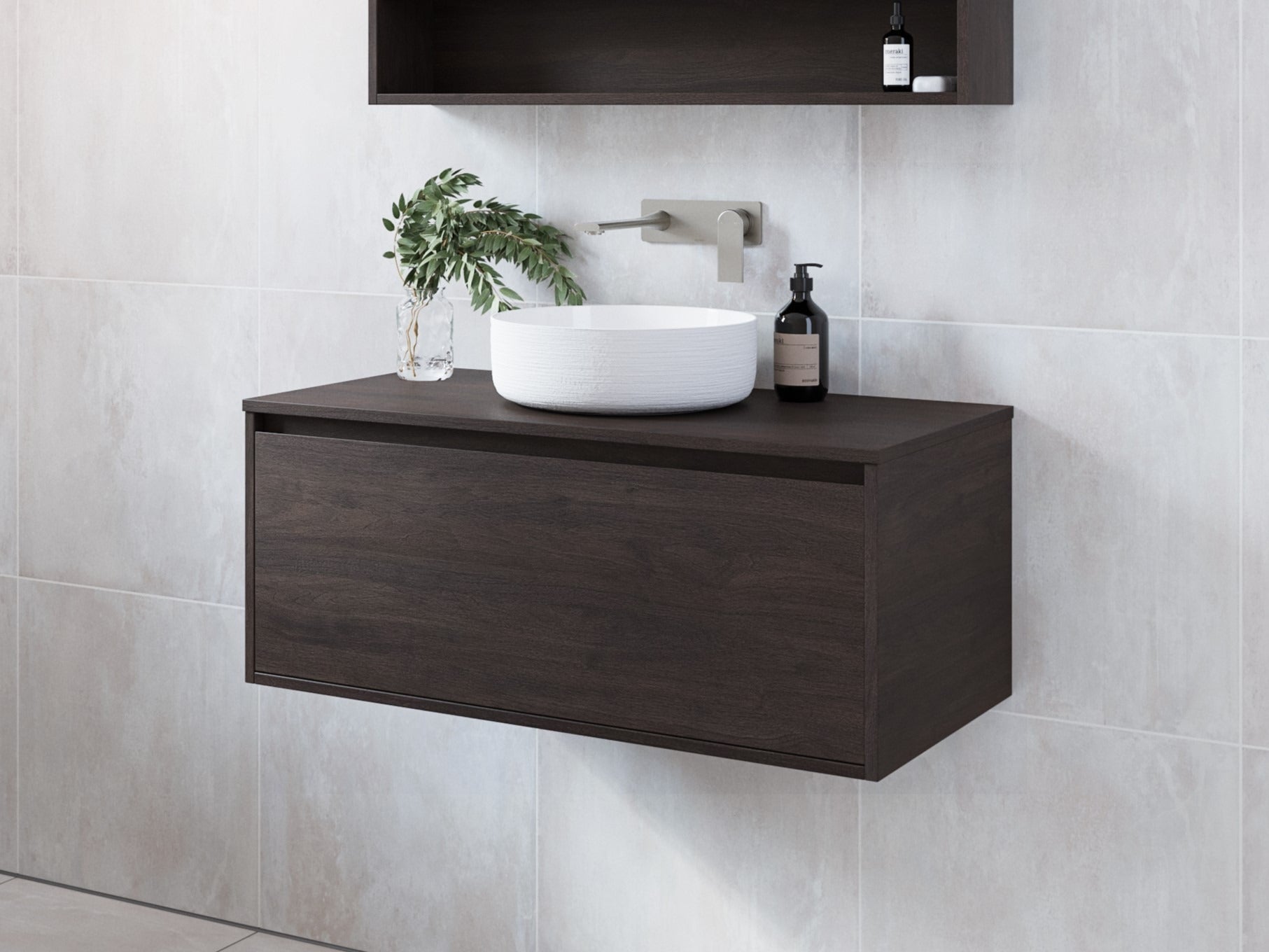 TIMBERLINE DELAWARE CUSTOM WALL HUNG VANITY (ALL SIZING)
