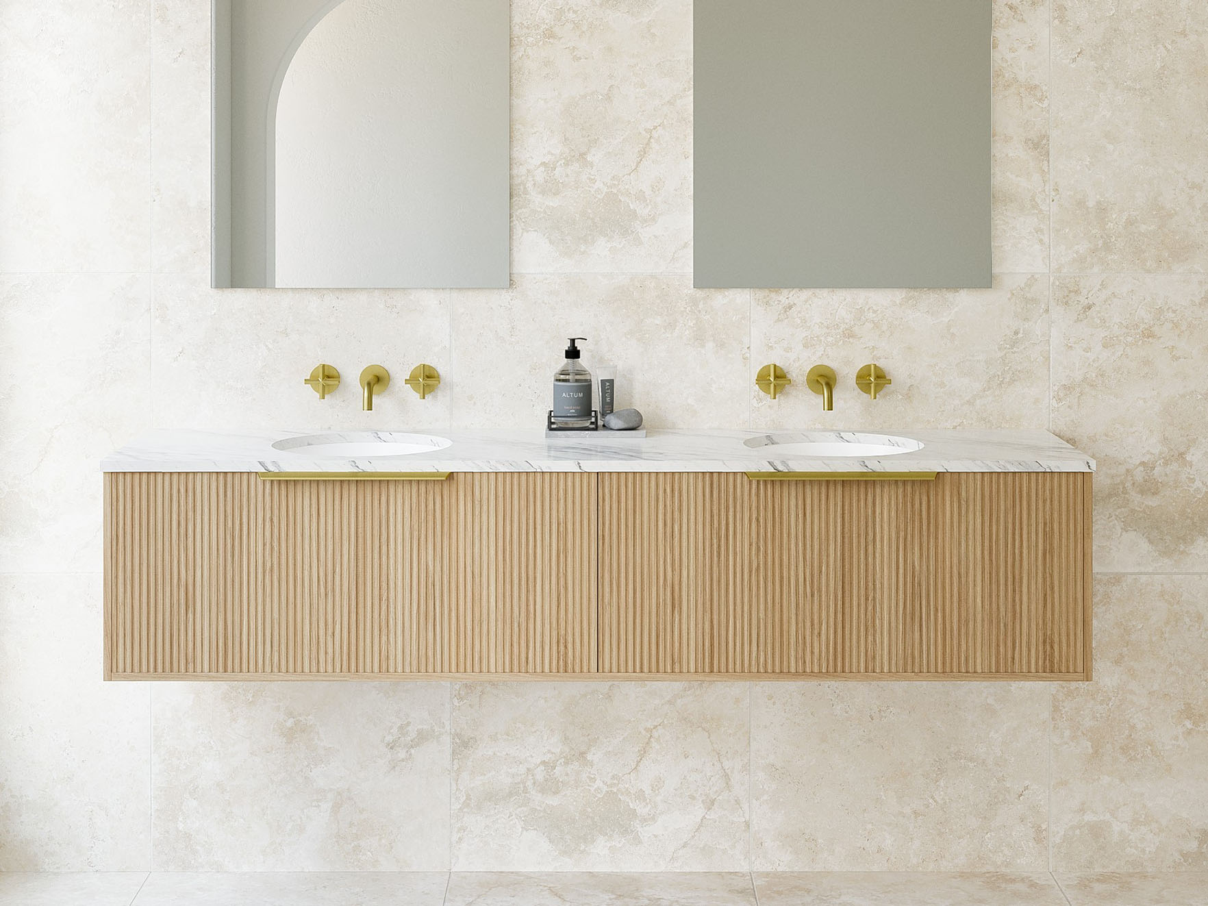 TIMBERLINE ELWOOD CUSTOM WALL HUNG VANITY (ALL SIZING)