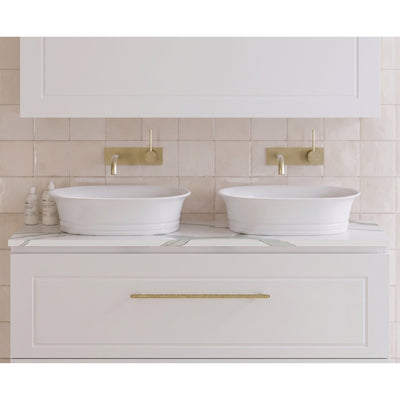 TIMBERLINE SILKSURFACE ICE NUOVO DOUBLE BOWL VANITY TOP