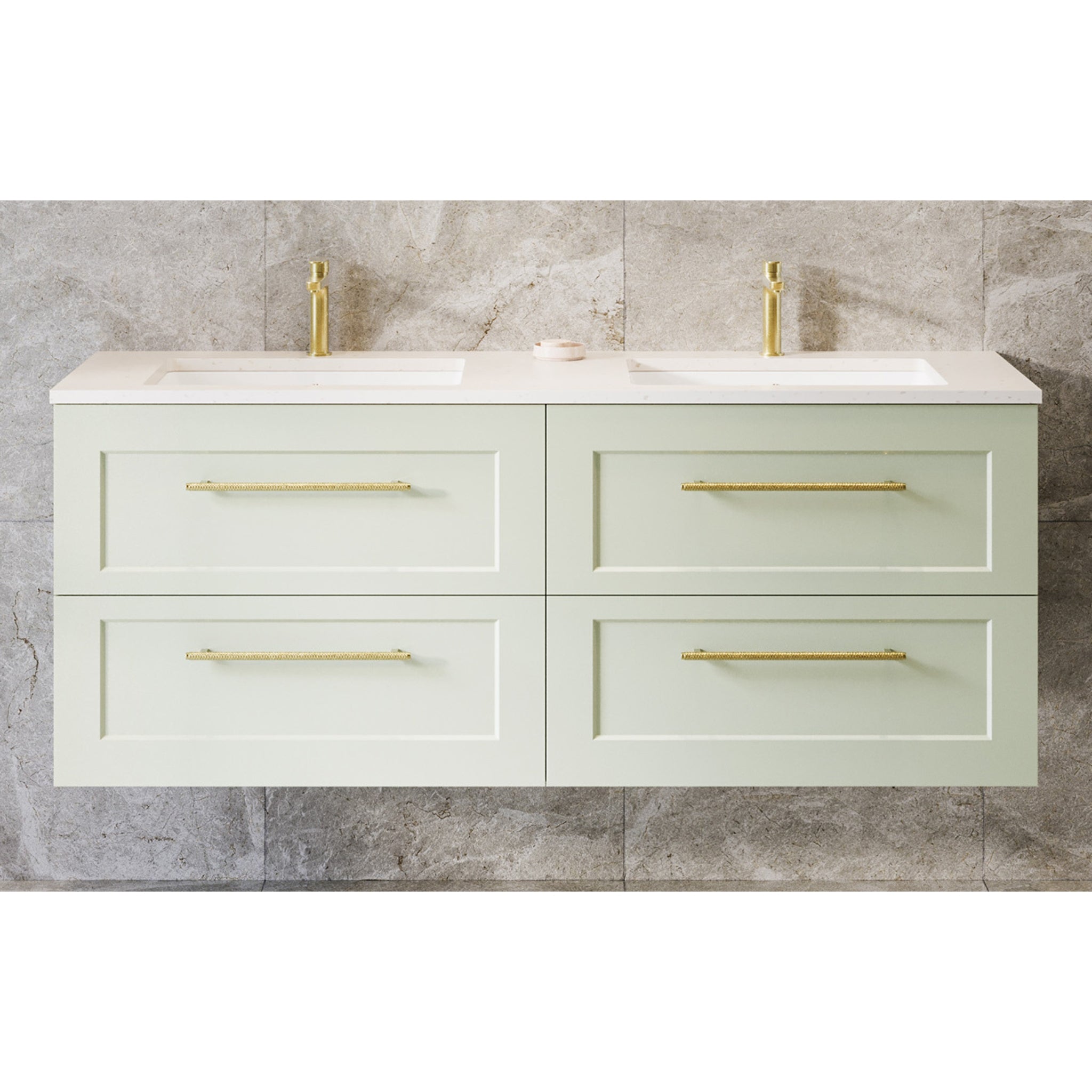 TIMBERLINE LIGHT PISTACHIO SATIN CABINET SAMPLE