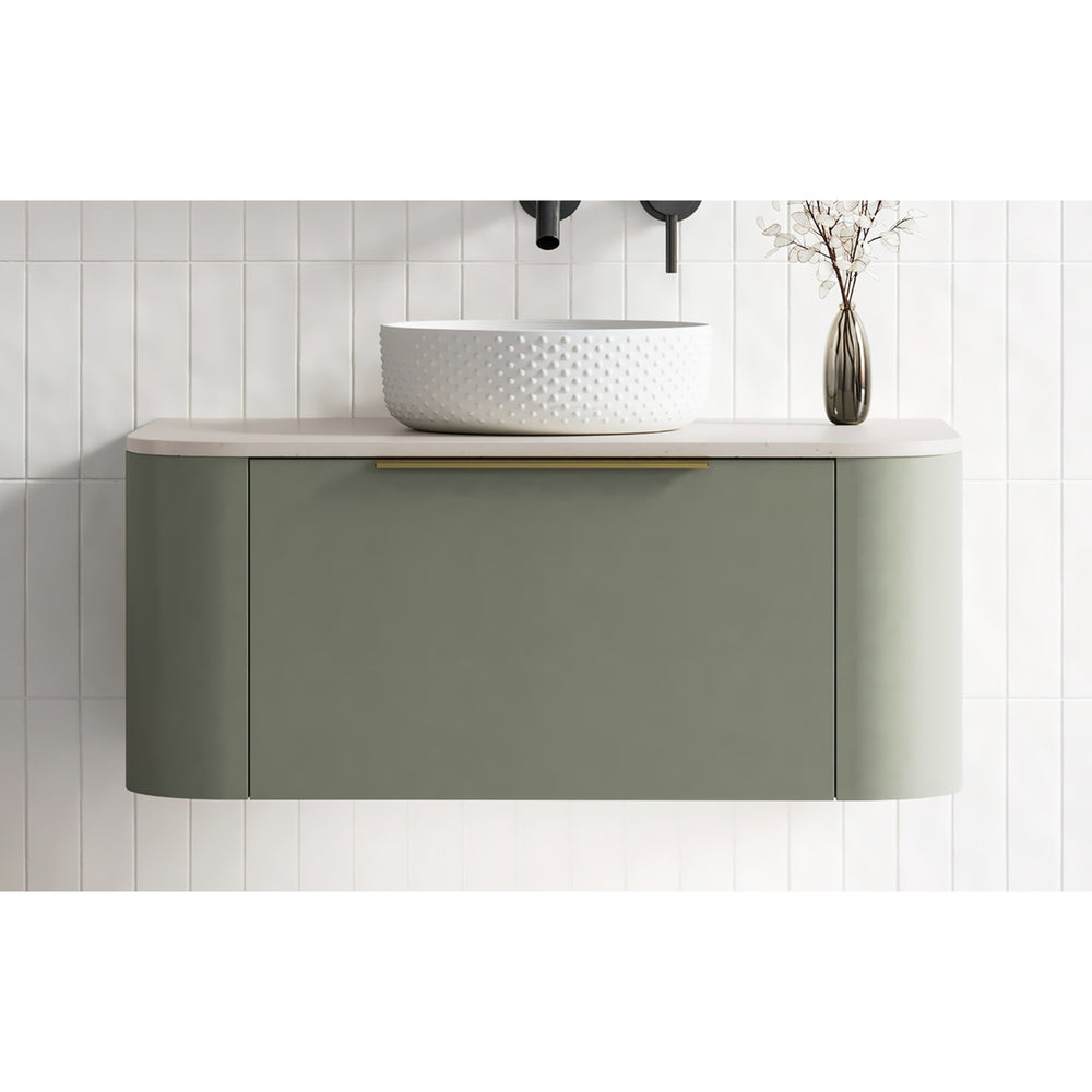 TIMBERLINE OLIVE SATIN CABINET SAMPLE